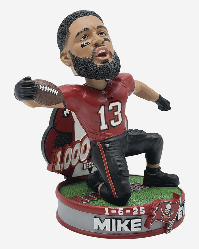 Mike Evans Tampa Bay Buccaneers 11th Consecutive 1,000 Yard Receiving Season Bobblehead FOCO - FOCO.com