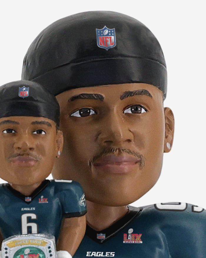 DeVonta Smith Philadelphia Eagles Super Bowl LIX Champions Bobble Dubblz Bobblehead FOCO - FOCO.com