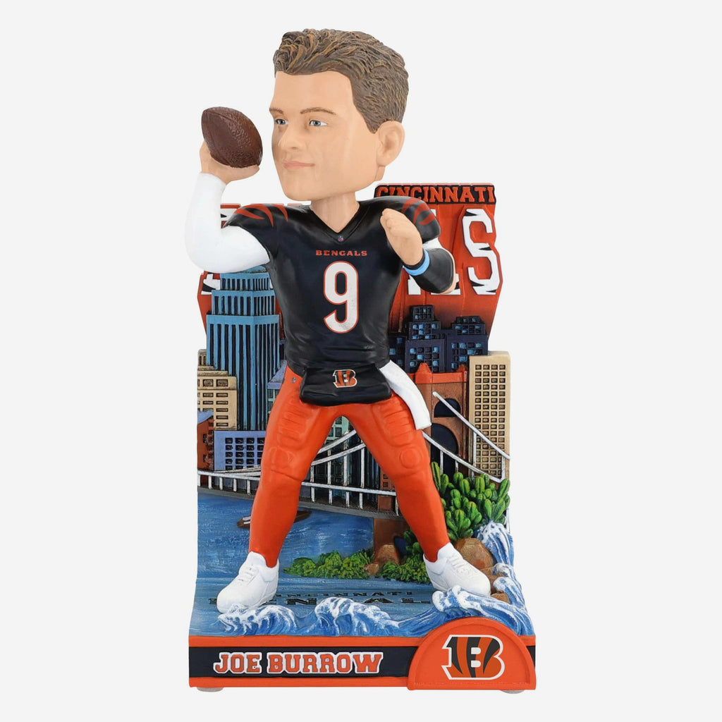 Joe Burrow Cincinnati Bengals The Queen City Bobblehead FOCO - FOCO.com