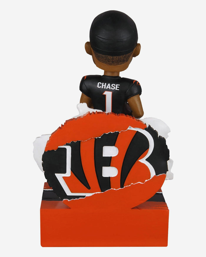 Ja'Marr Chase Cincinnati Bengals Franchise Receiving Record Bobblehead FOCO - FOCO.com