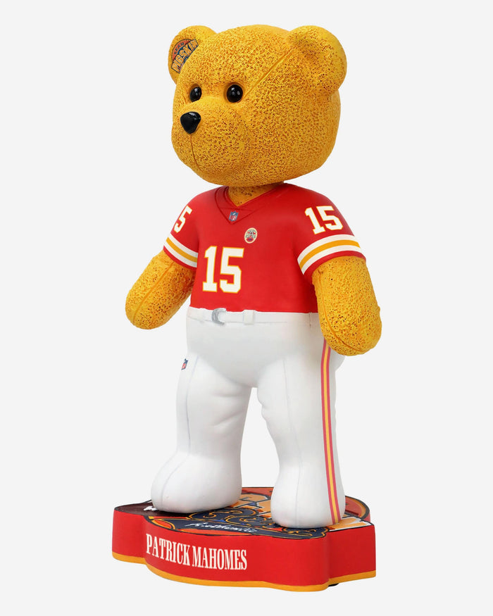 Patrick Mahomes Kansas City Chiefs Team Beans Player Bear Bobblehead FOCO - FOCO.com