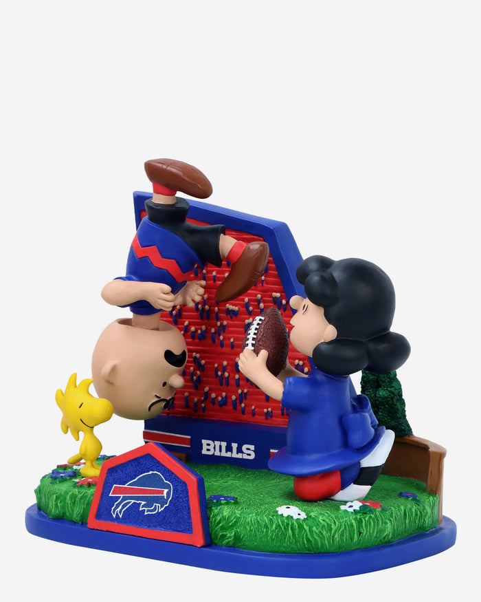 Buffalo Bills Peanuts Football Kickoff Mini Bobblehead Scene FOCO - FOCO.com