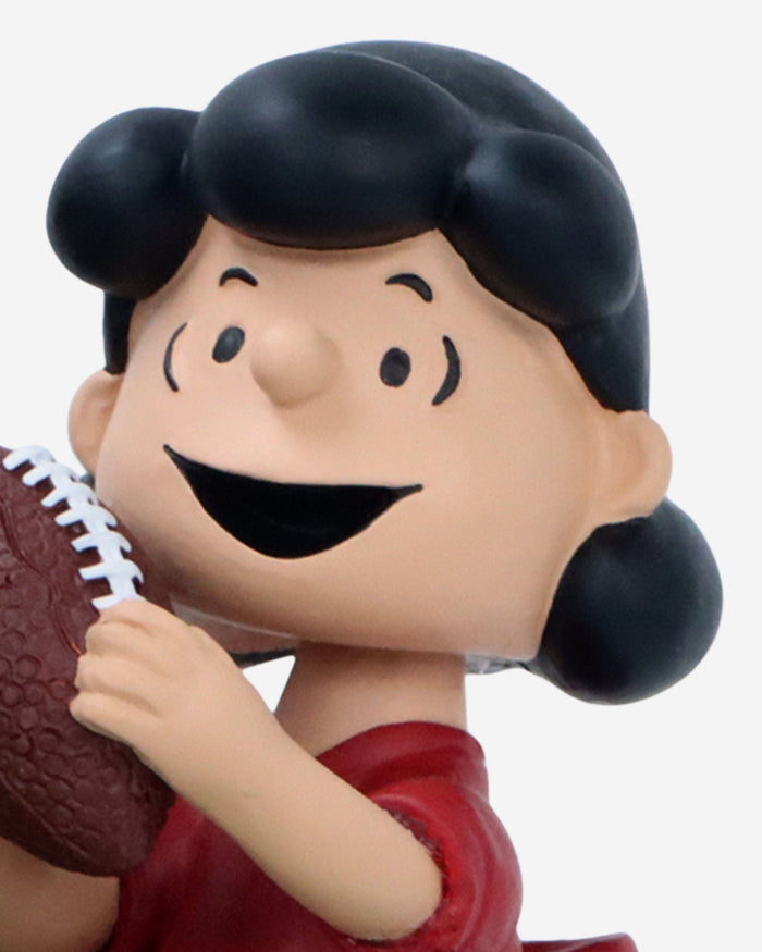 San Francisco 49ers Peanuts Football Kickoff Mini Bobblehead Scene FOCO - FOCO.com