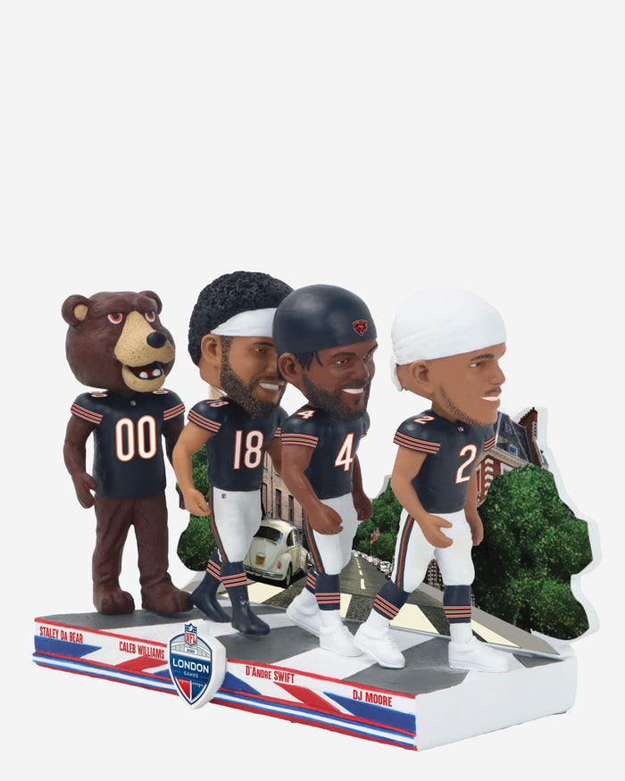 Chicago Bears 2024 International Game Abbey Road Mini Bobblehead Scene FOCO - FOCO.com