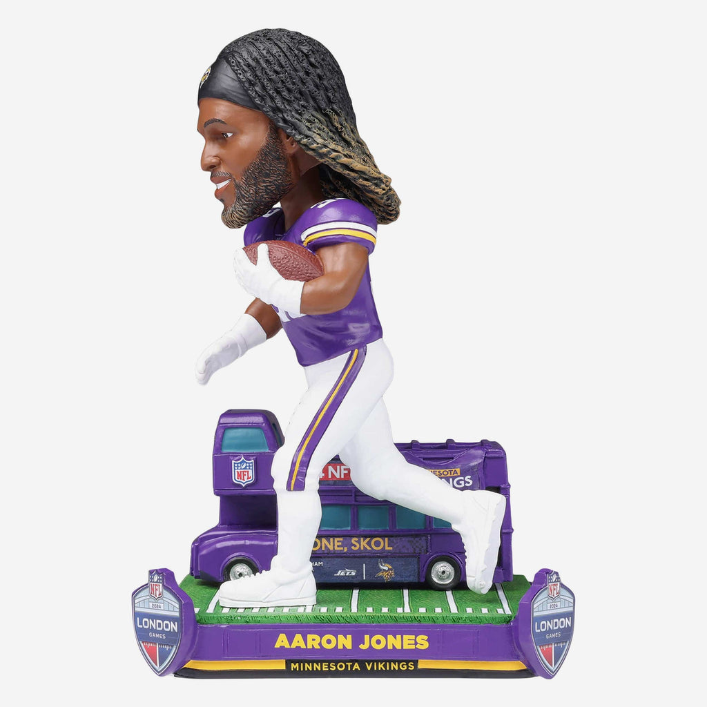 Aaron Jones Minnesota Vikings 2024 International Game Bobblehead FOCO - FOCO.com