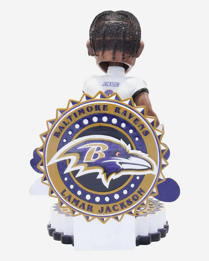 Lamar Jackson Baltimore Ravens Most QB Rushing Yards In NFL History Bobblehead FOCO - FOCO.com