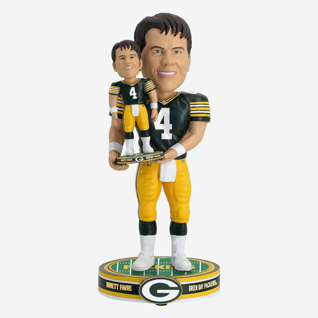 Brett Favre Green Bay Packers Bobble Dubblz Bobblehead FOCO - FOCO.com