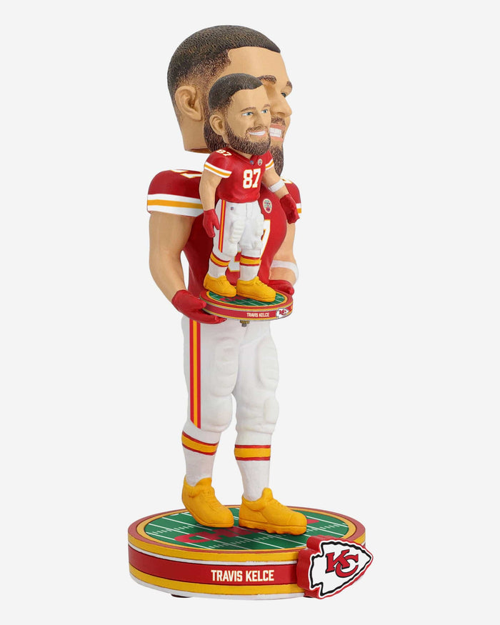 Travis Kelce Kansas City Chiefs Bobble Dubblz Bobblehead FOCO - FOCO.com