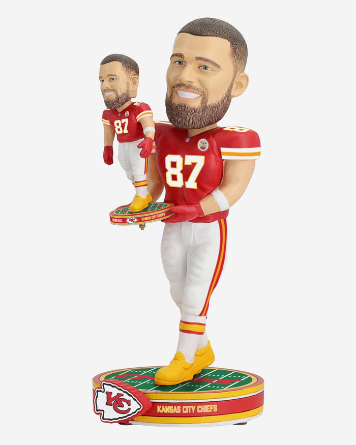 Travis Kelce Kansas City Chiefs Bobble Dubblz Bobblehead FOCO - FOCO.com