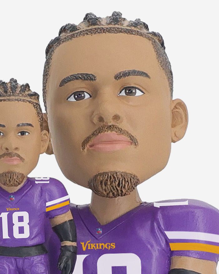 Justin Jefferson Minnesota Vikings Bobble Dubblz Bobblehead FOCO - FOCO.com