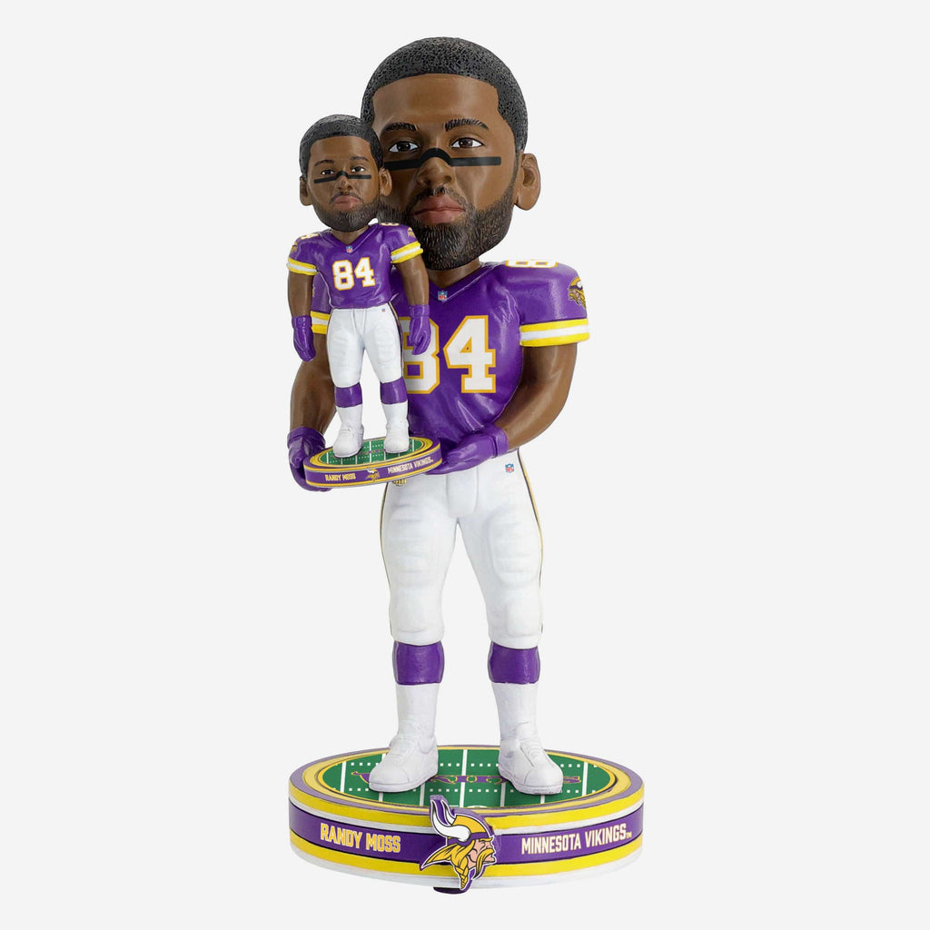 Randy Moss Minnesota Vikings Bobble Dubblz Bobblehead FOCO - FOCO.com