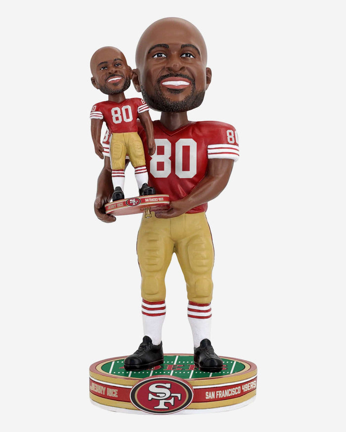 Jerry Rice San Francisco 49ers Bobble Dubblz Bobblehead FOCO - FOCO.com