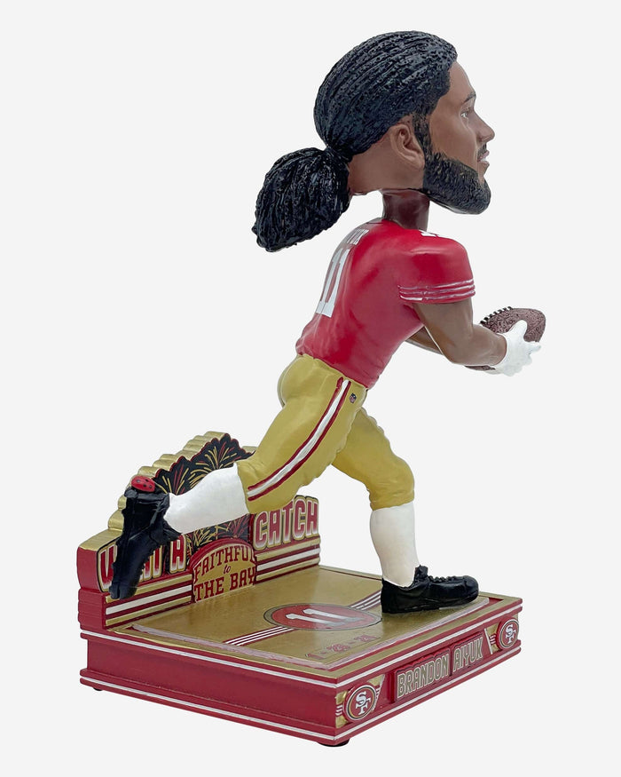 Brandon Aiyuk San Francisco 49ers NFL Championship Pivotal Catch Bobblehead FOCO - FOCO.com