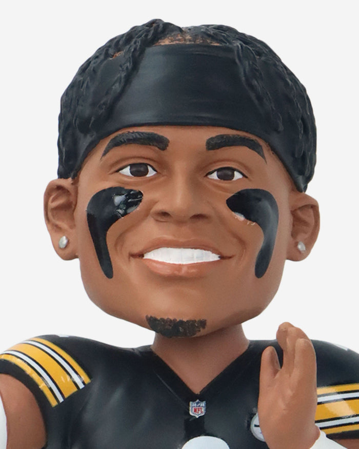 Justin Fields Pittsburgh Steelers Next Stop Bobblehead FOCO - FOCO.com