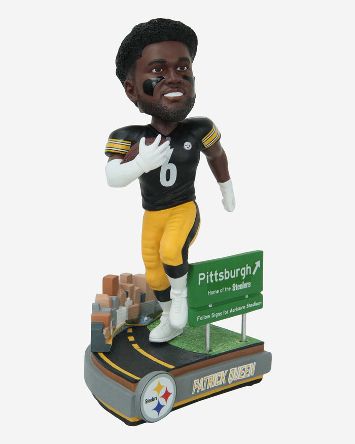 Patrick Queen Pittsburgh Steelers Next Stop Bobblehead FOCO - FOCO.com