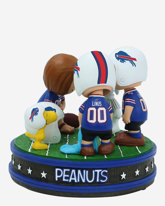 Buffalo Bills Peanuts Huddle Mini Bobblehead Scene FOCO - FOCO.com