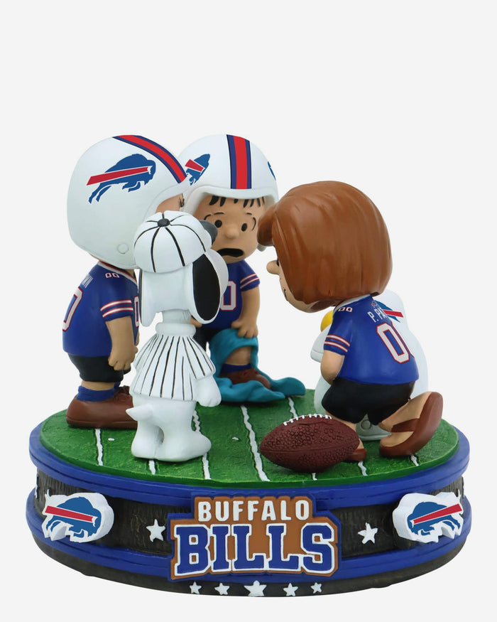 Buffalo Bills Peanuts Huddle Mini Bobblehead Scene FOCO - FOCO.com