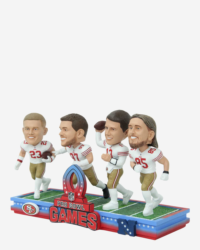 San Francisco 49ers 2024 Pro Bowl Games Mini Bobblehead Scene FOCO - FOCO.com