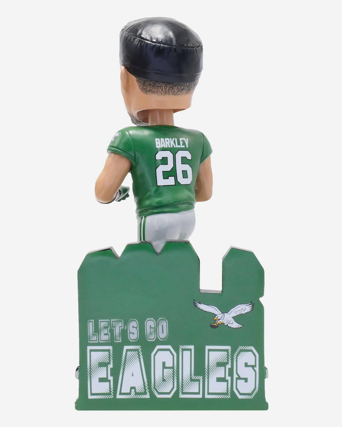 Saquon Barkley Philadelphia Eagles Single Season 2000 Rushing Yards Bobblehead FOCO - FOCO.com