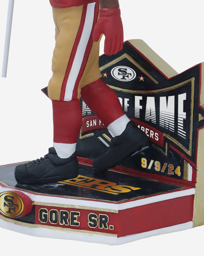 Frank Gore San Francisco 49ers Franchise Hall of Fame Induction Bobblehead FOCO - FOCO.com