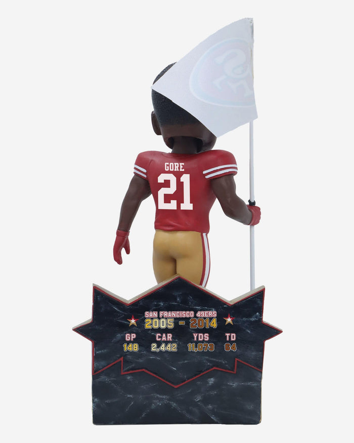 Frank Gore San Francisco 49ers Franchise Hall of Fame Induction Bobblehead FOCO - FOCO.com