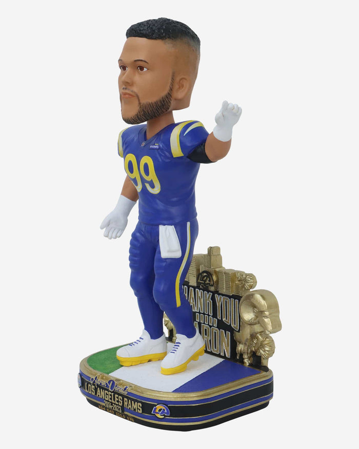 Aaron Donald Los Angeles Rams Retirement Bobblehead FOCO - FOCO.com