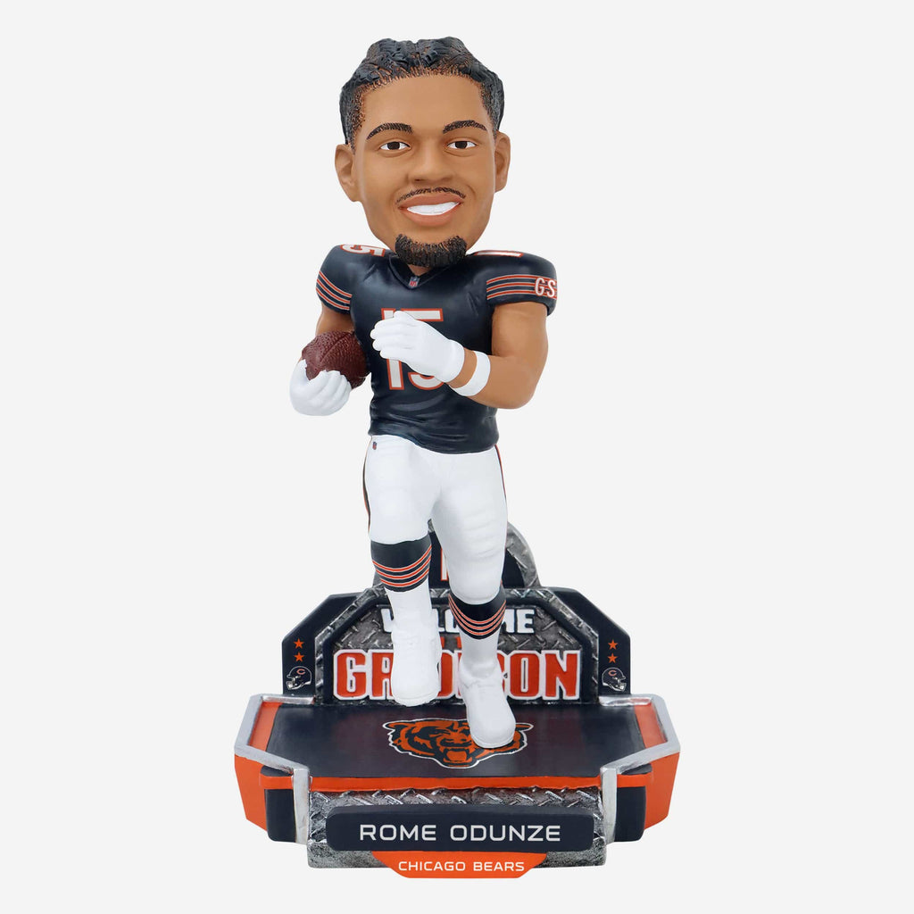 Rome Odunze Chicago Bears 2024 Rookie Series Bobblehead FOCO - FOCO.com