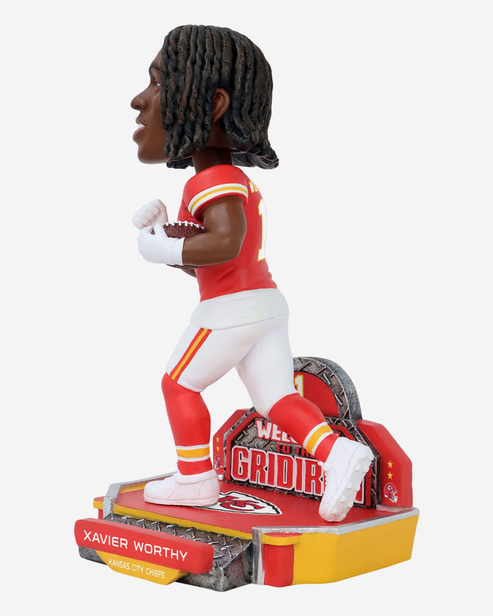 Xavier Worthy Kansas City Chiefs 2024 Rookie Series Bobblehead FOCO - FOCO.com