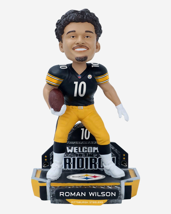 Roman Wilson Pittsburgh Steelers 2024 Rookie Series Bobblehead FOCO - FOCO.com