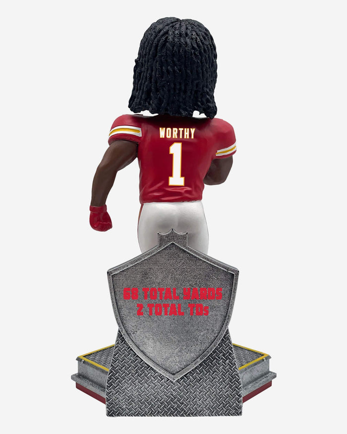 Xavier Worthy Kansas City Chiefs Debut Bobblehead FOCO - FOCO.com