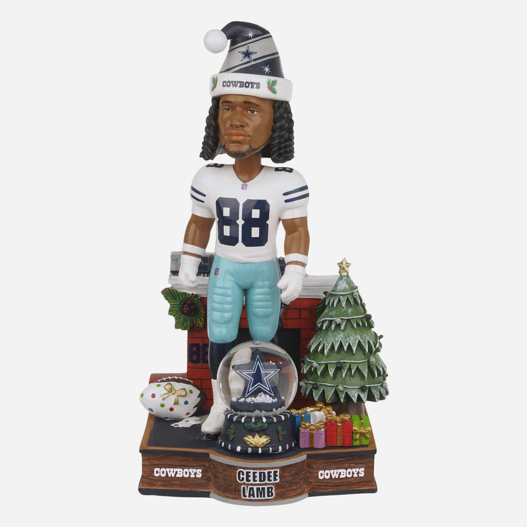 Ceedee Lamb Dallas Cowboys Snow Globe Bobblehead FOCO - FOCO.com