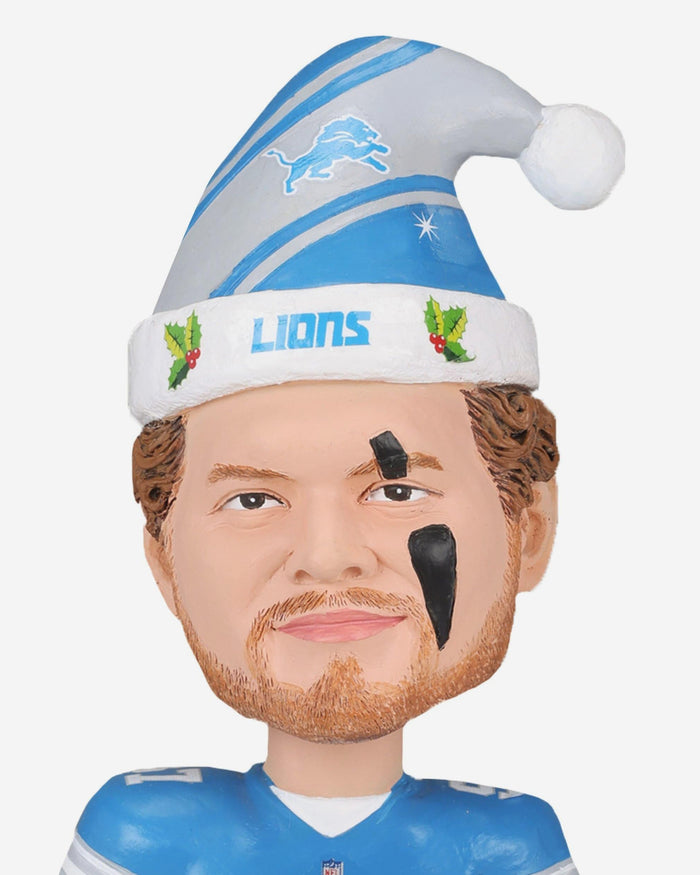 Aidan Hutchinson Detroit Lions Snow Globe Bobblehead FOCO - FOCO.com