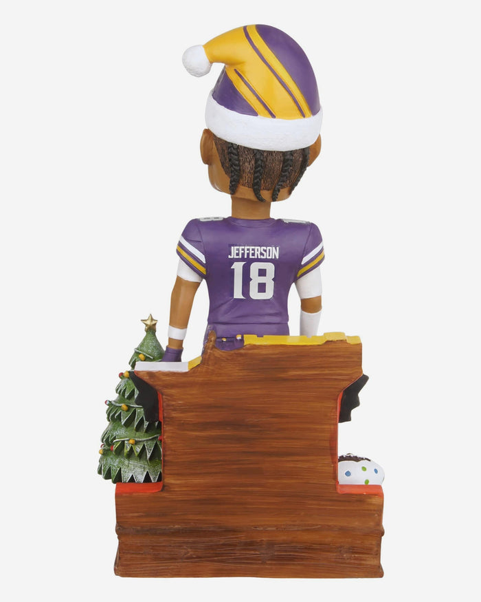 Justin Jefferson Minnesota Vikings Snow Globe Bobblehead FOCO - FOCO.com