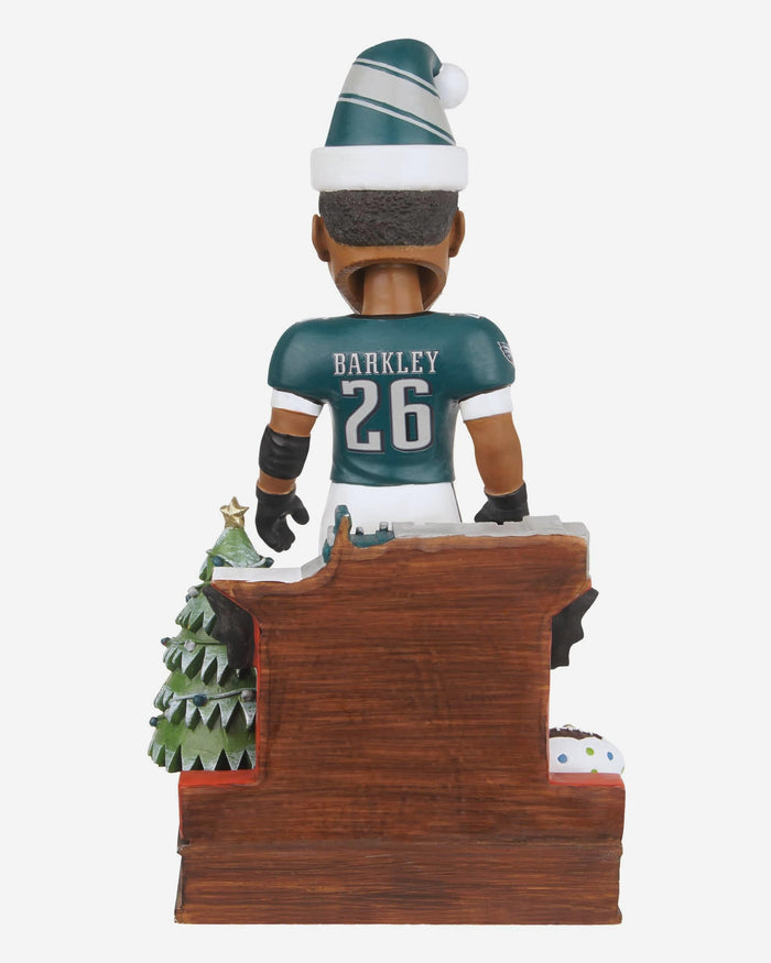 Saquon Barkley Philadelphia Eagles Snow Globe Bobblehead FOCO - FOCO.com