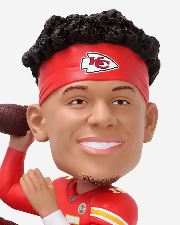 Patrick Mahomes Kansas City Chiefs Wolf Spirit Animal Bobblehead FOCO - FOCO.com