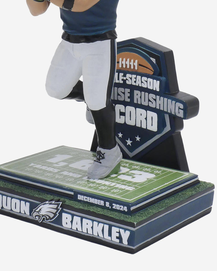 Saquon Barkley Philadelphia Eagles Single Season Franchise Rushing Record Bobblehead FOCO - FOCO.com