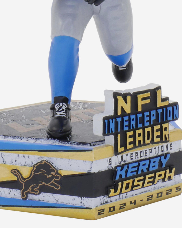 Kerby Joseph Detroit Lions 2024 NFL Interception Leader Bobblehead FOCO - FOCO.com