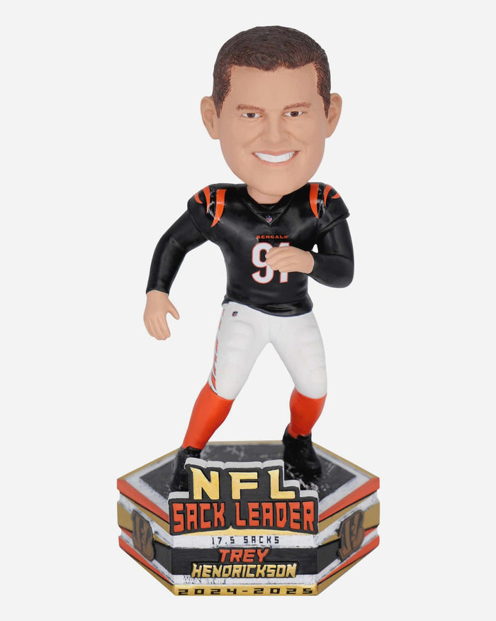Trey Hendrickson Cincinnati Bengals 2024 NFL Sack Leader Bobblehead FOCO - FOCO.com