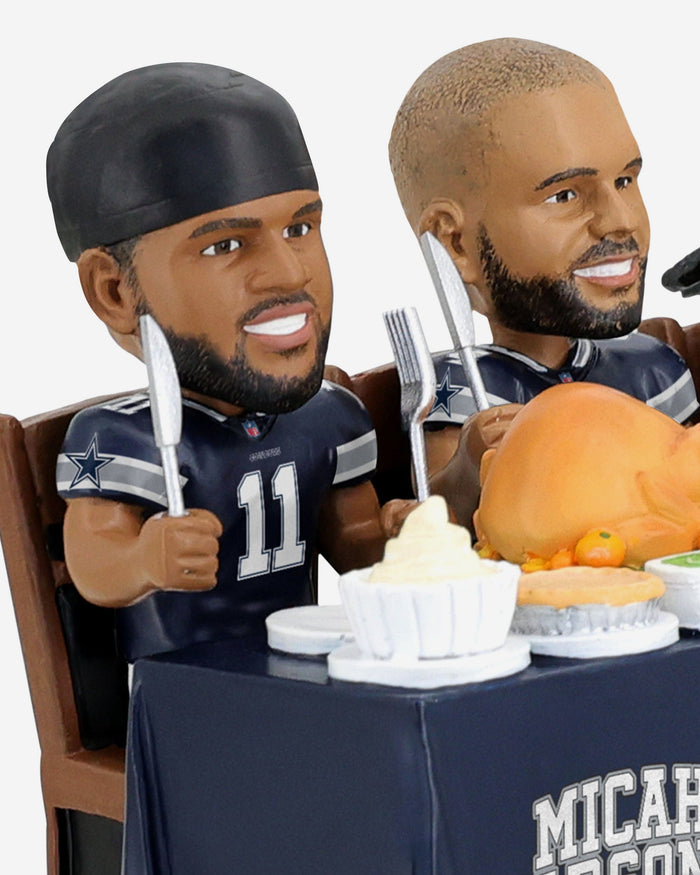 Dallas Cowboys Thanksgiving Feast Mini Bobblehead Scene FOCO - FOCO.com