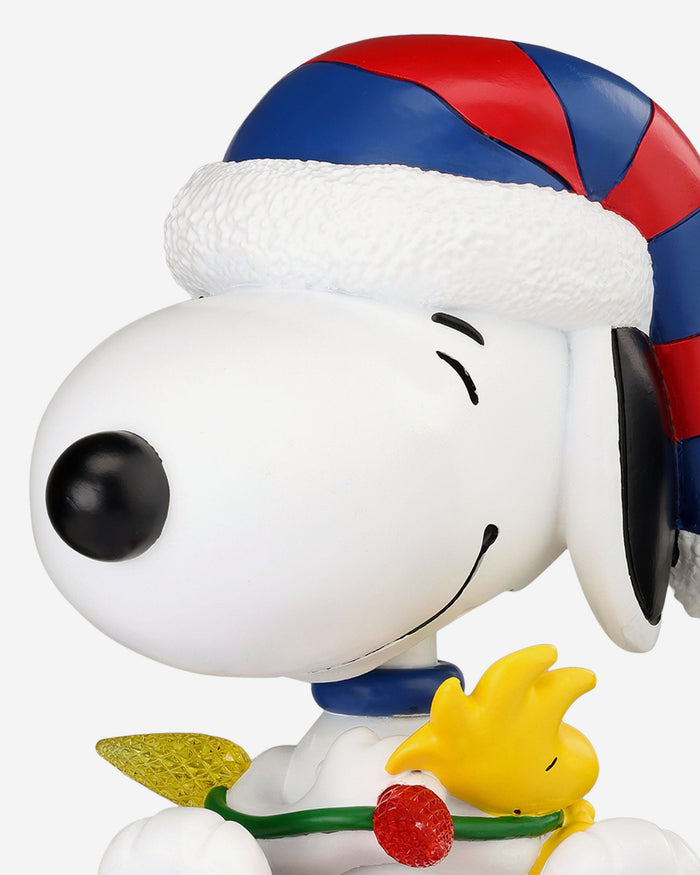 Buffalo Bills Snoopy & Woodstock Peanuts Christmas Light Up Bobblehead FOCO - FOCO.com