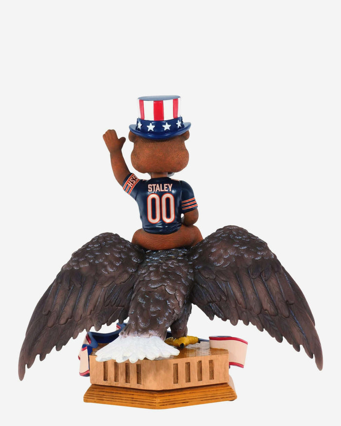 Staley Da Bear Chicago Bears America's 250th Anniversary Bald Eagle Mascot Bobblehead FOCO - FOCO.com