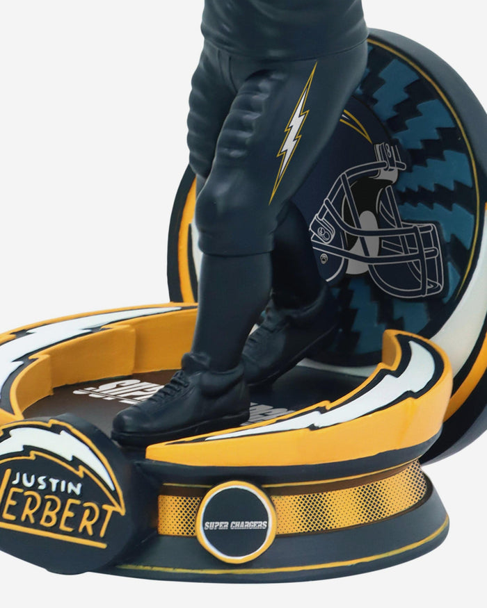 Justin Herbert Los Angeles Chargers Super Chargers Alternate Uniform Bobblehead FOCO - FOCO.com