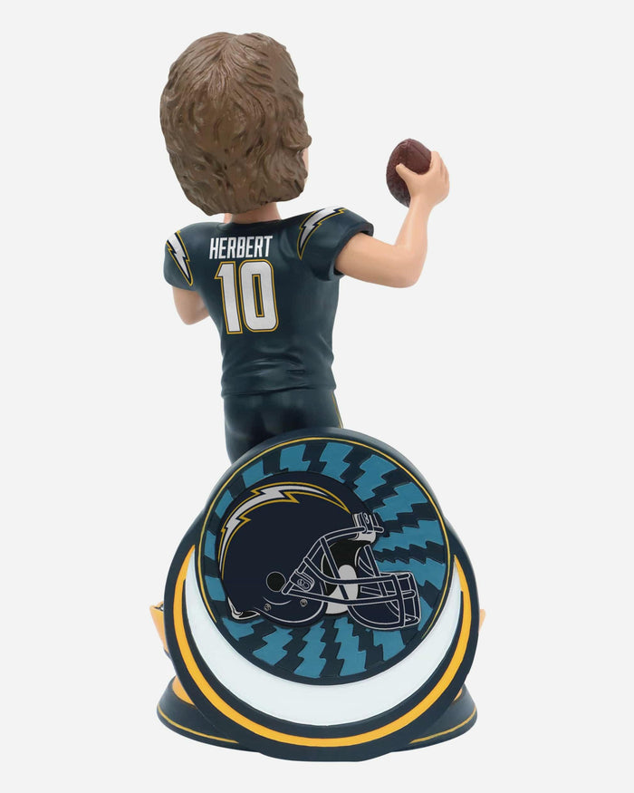 Justin Herbert Los Angeles Chargers Super Chargers Alternate Uniform Bobblehead FOCO - FOCO.com