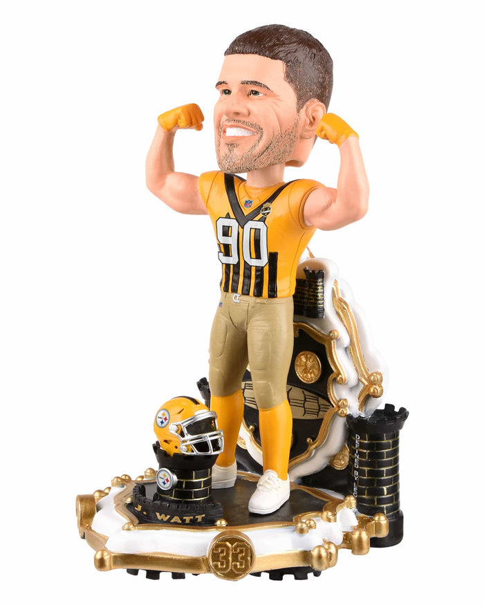 TJ Watt Pittsburgh Steelers Alternate Uniform Bobblehead