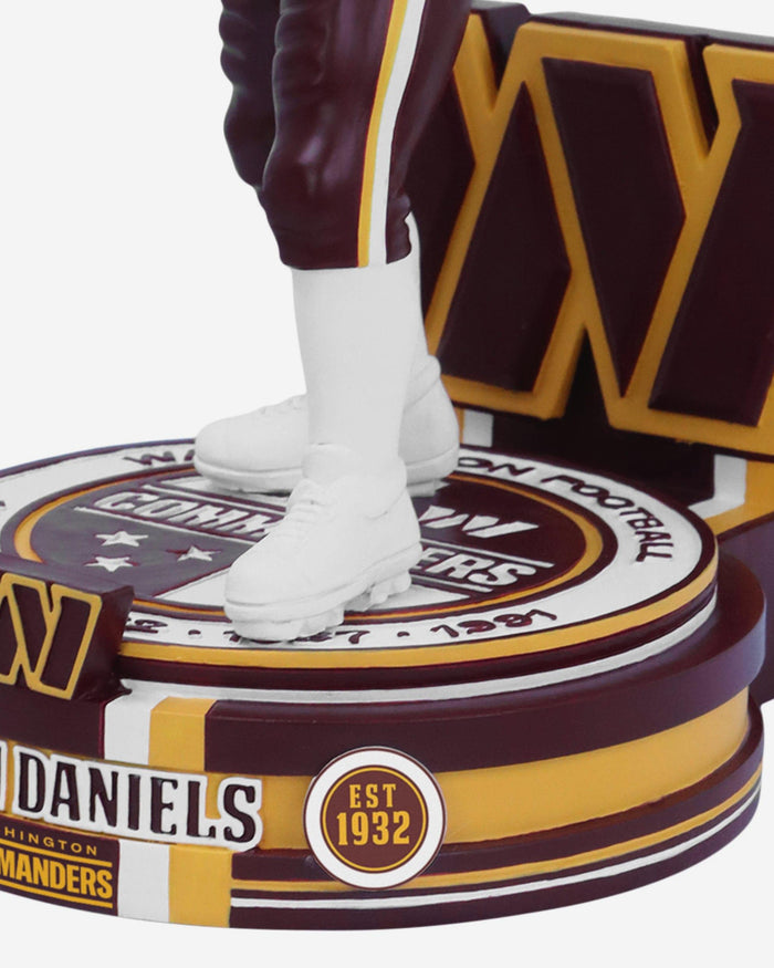 Jayden Daniels Washington Commanders Alternate Uniform Bobblehead FOCO - FOCO.com
