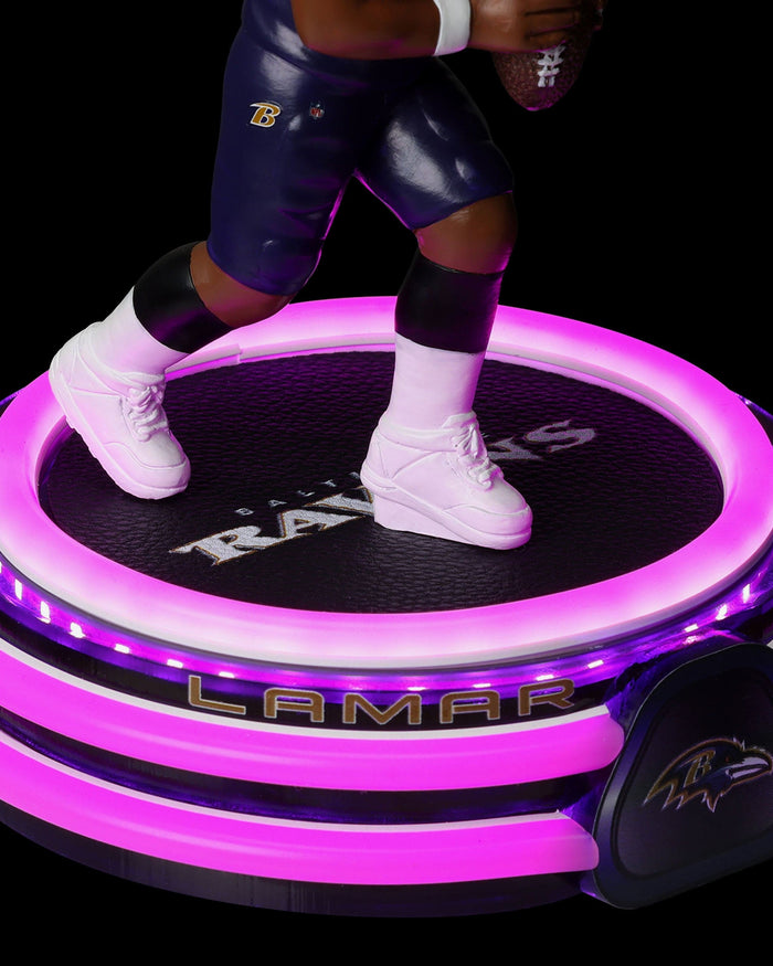 Lamar Jackson Baltimore Ravens LED Neon Bighead Bobblehead FOCO - FOCO.com