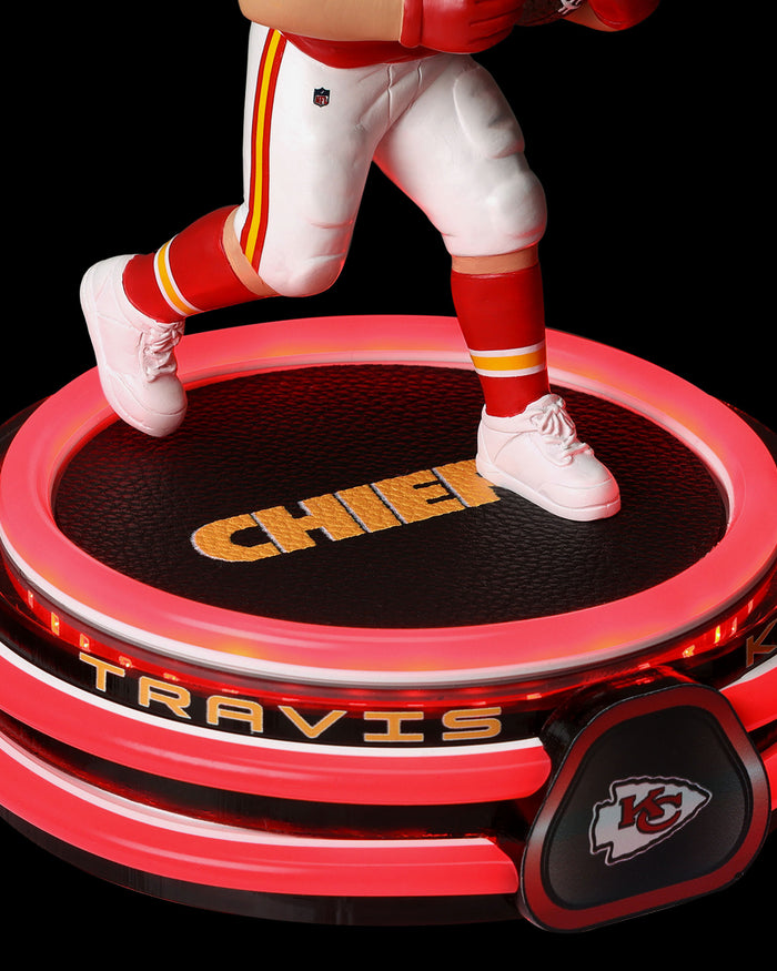 Travis Kelce Kansas City Chiefs LED Neon Bighead Bobblehead FOCO - FOCO.com