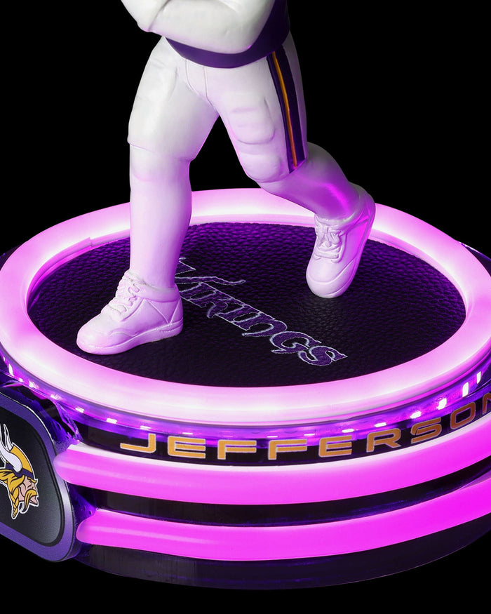 Justin Jefferson Minnesota Vikings LED Neon Bighead Bobblehead FOCO - FOCO.com