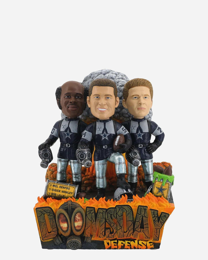 Dallas Cowboys Doomsday Defense Mini Bobblehead Scene FOCO - FOCO.com
