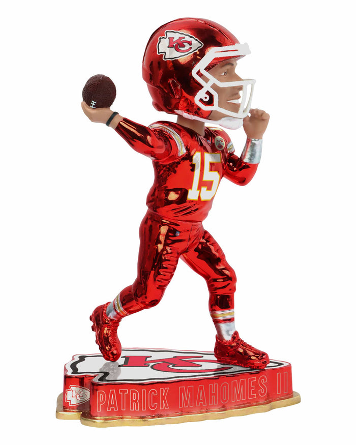 Patrick Mahomes Kansas City Chiefs Electroplated Edition Bobblehead